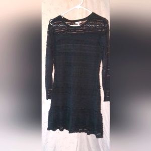 STRETCHY AND LACEY BONGO MINI DRESS